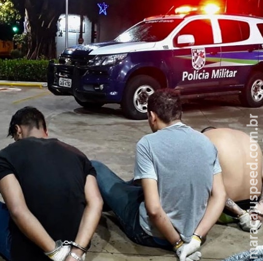 A mando de presos, trio planejava arrombar cofre de farmácia no centro 