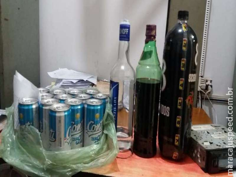 Ação conjunta flagra menores bêbados e fecha “festa da favela” regada a cachaça em Dourados