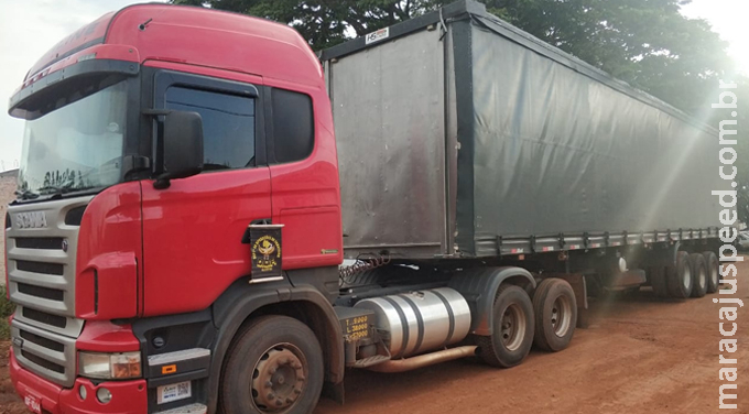 DOF recupera caminhão roubado em Caxias do Sul