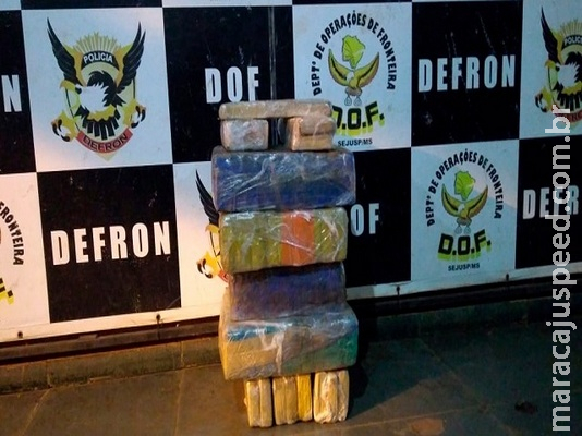 Homem é preso com pouco mais de 40kg de maconha