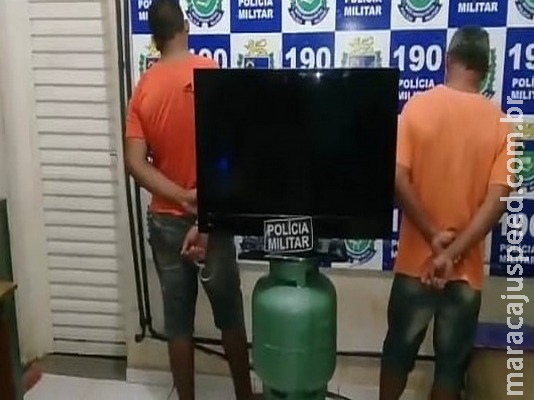  Ladrões invadem casa quando morador dormia e levam de televisão a botijão de gás