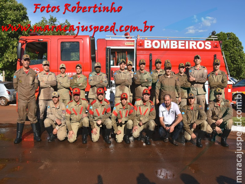 Maracaju: Autoridades participam de solenidade de passagem de comando do Corpo de Bombeiros