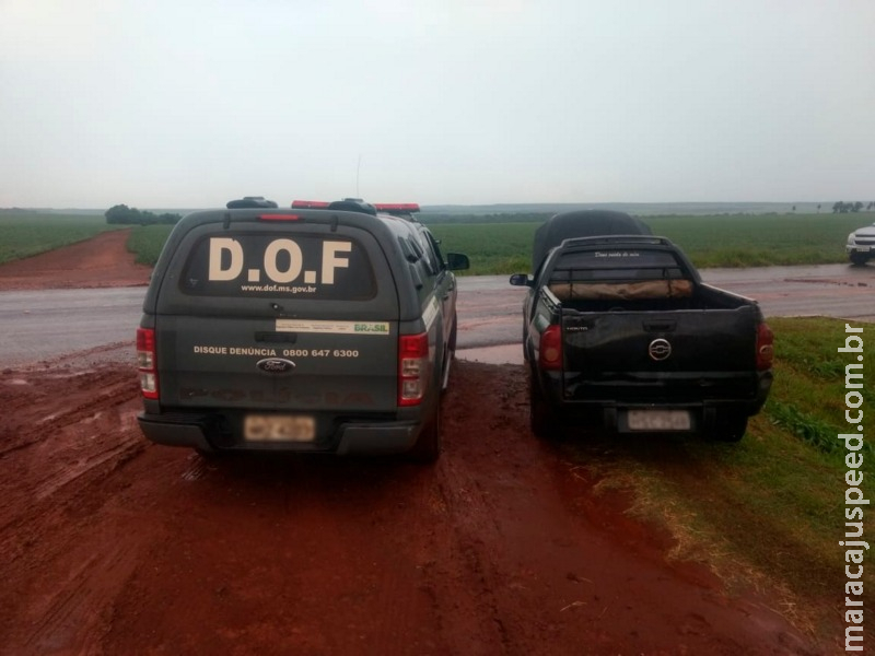 Maracaju: DOF apreende veículo com sinais de identificação adulterados Maracaju: DOF apreende veículo com sinais de identificação adulterados