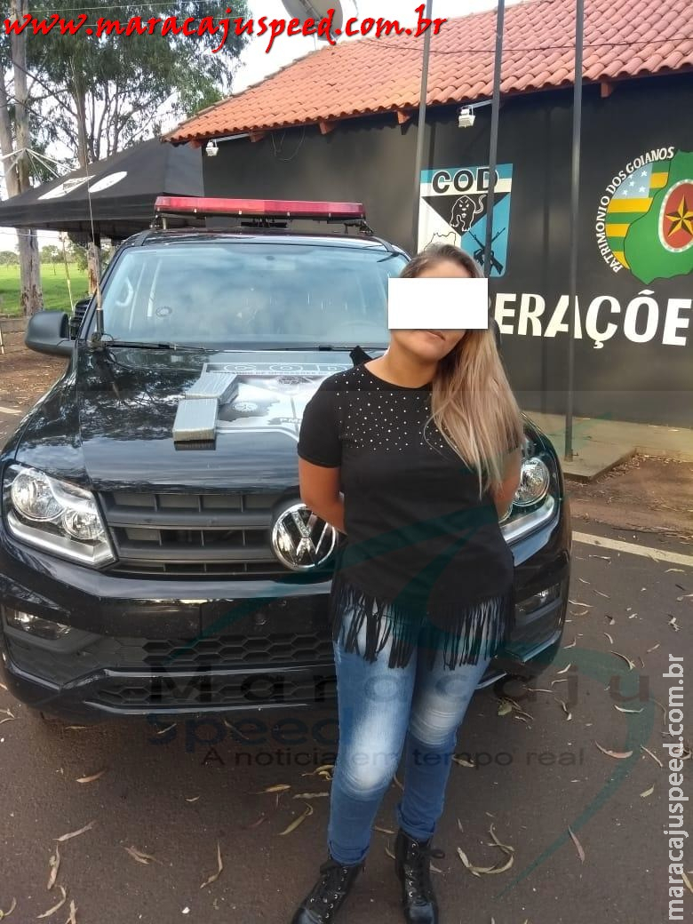 Maracaju: Jovem é presa no estado de Goiás GO com 2kg de droga análoga a cocaína