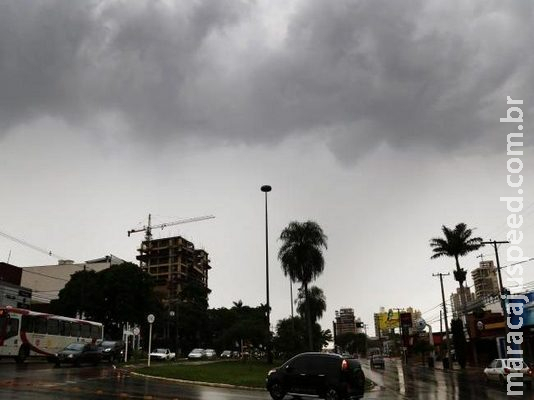 Fim de semana será chuvoso em MS e temperaturas não passam de 34°C