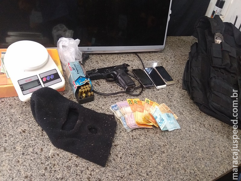 Homem é preso com munições e objetos furtados em Dourados