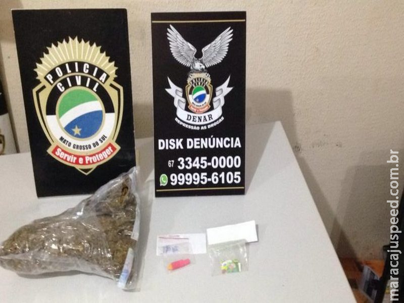 Jovem é preso em flagrante após tentar enviar maconha pelos Correios Jovem é preso em flagrante após tentar enviar maconha pelos Correios