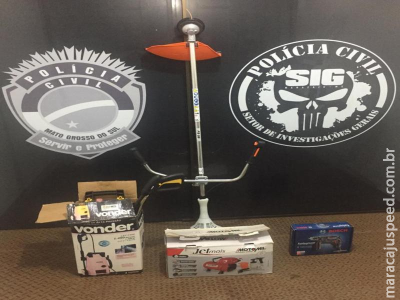 Maracaju: Polícia Civil recupera produtos furtados por funcionário de empresa Maracaju: Polícia Civil recupera produtos furtados por funcionário de empresa
