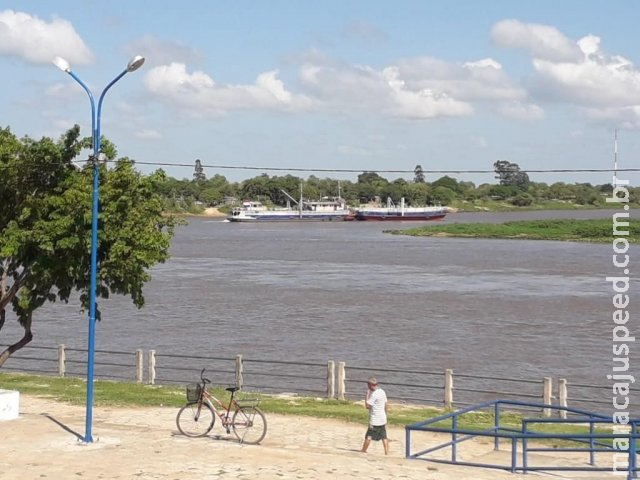 Protesto no Rio Paraguai chega ao fim e barcos voltam a circular em hidrovia Protesto no Rio Paraguai chega ao fim e barcos voltam a circular em hidrovia
