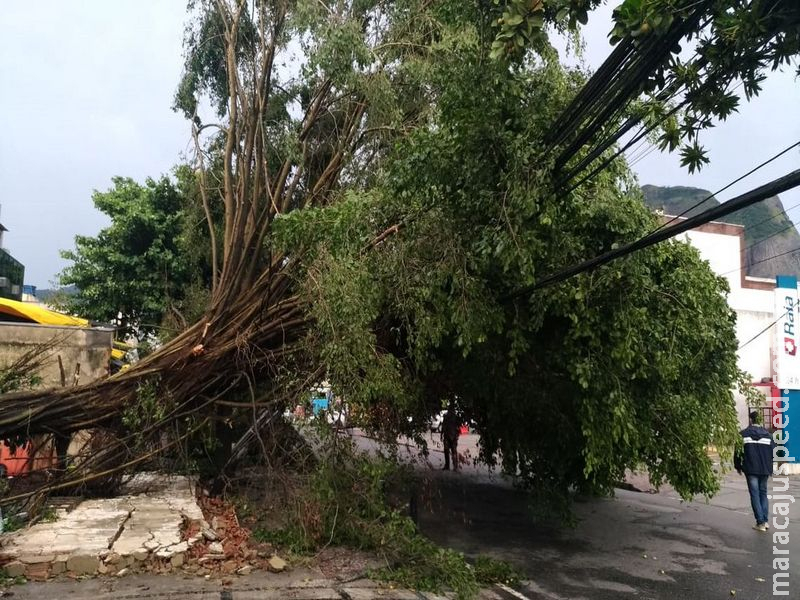 Tempestade deixa três mortos na cidade do Rio 