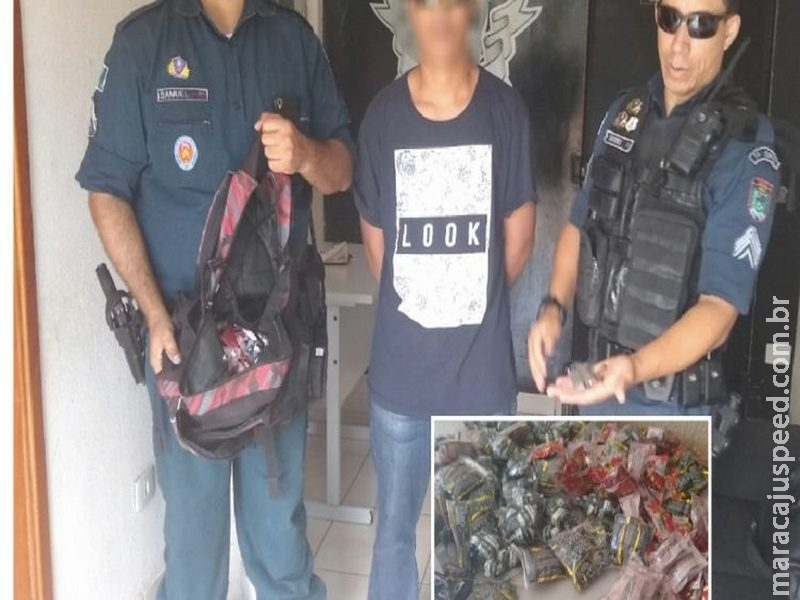  Traficante se passa por vendedor de doces para oferecer ‘paradinhas’ em frente à escola da Capital