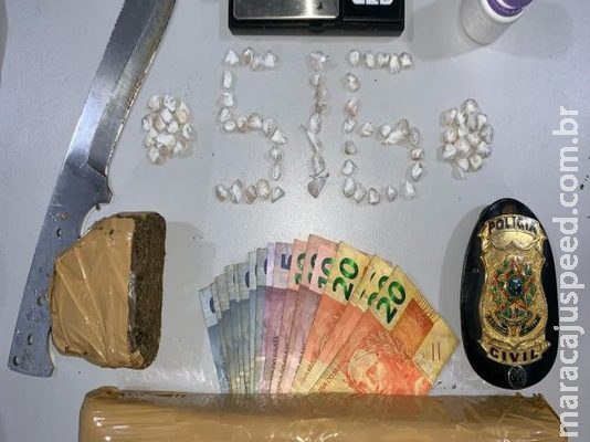Aliciando menores para o tráfico, homem é preso com 75 pedras de crack em residência Aliciando menores para o tráfico, homem é preso com 75 pedras de crack em residência