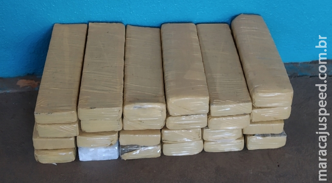 DOF apreende droga em ônibus na região de Amambai DOF apreende droga em ônibus na região de Amambai