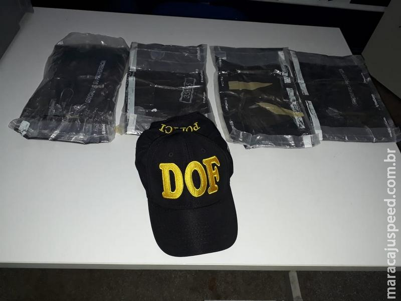 DOF apreende droga em ônibus que seguiria para São Paulo DOF apreende droga em ônibus que seguiria para São Paulo