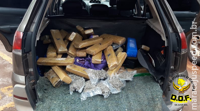 DOF recupera veículo carregado com droga e registro de furto em Fortaleza 