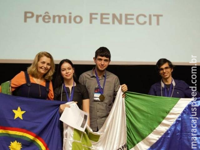 Estudantes de MS voltam para casa com 13 prêmios da Febrace Estudantes de MS voltam para casa com 13 prêmios da Febrace