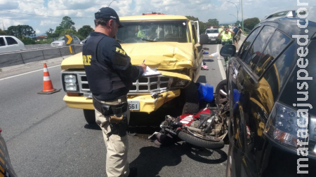 Ex morador de Maracaju, motociclista morre em acidente envolvendo veículo em fuga no Paraná.