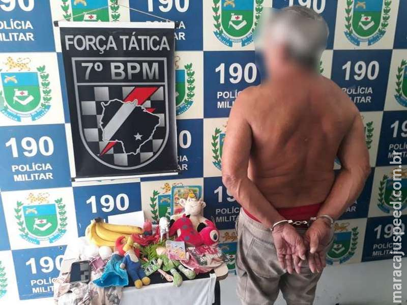 Homem de 69 anos é preso suspeito de abusar de menina Homem de 69 anos é preso suspeito de abusar de menina