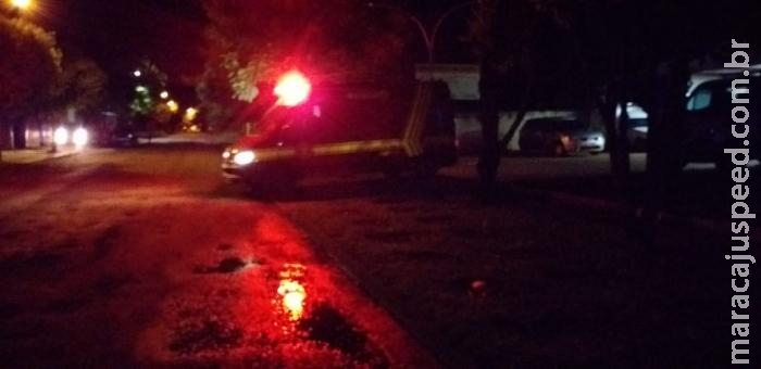 Homem fica em estado grave após atropelar cachorro na região central Homem fica em estado grave após atropelar cachorro na região central
