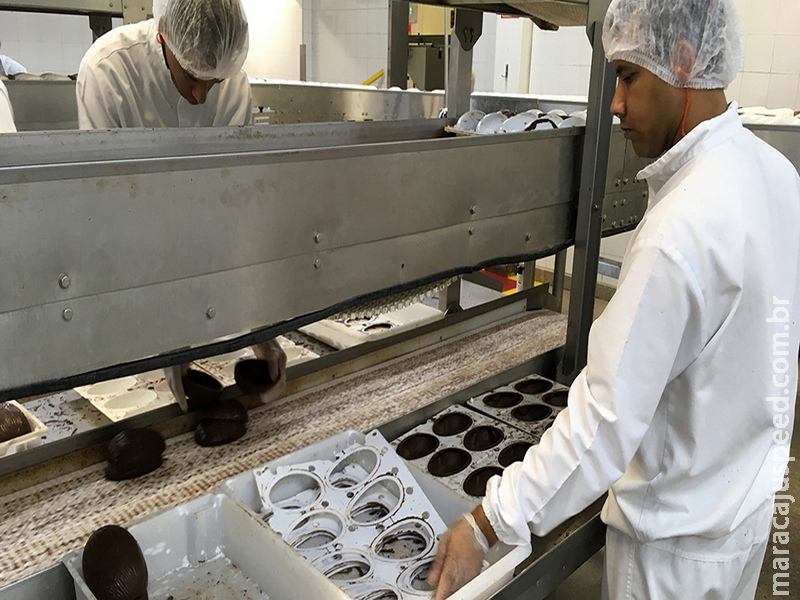 Indústrias de chocolate do Estado esperam aumentar faturamento em 10% na Páscoa Indústrias de chocolate do Estado esperam aumentar faturamento em 10% na Páscoa