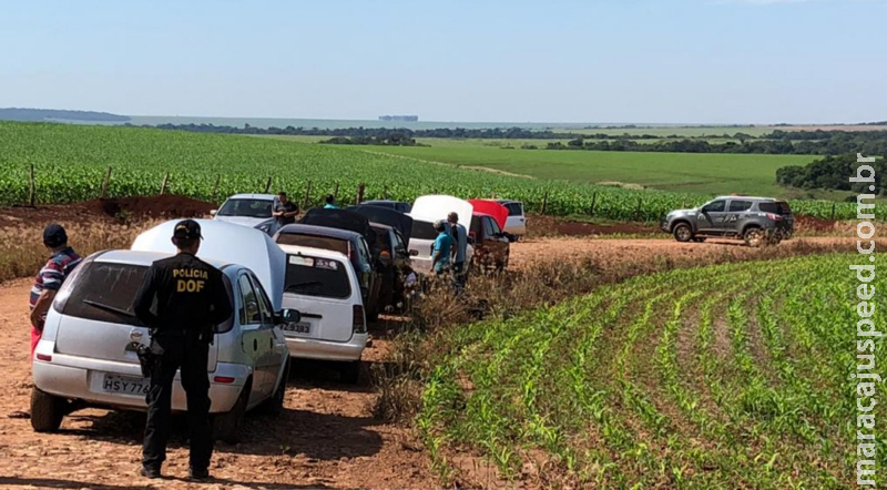 Maracaju: DOF apreende oito veículos com produtos do Paraguai