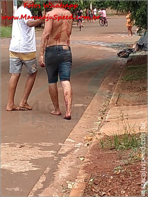 Maracaju: Em briga no Conjunto Giazone, homem é ferido com vários golpes de faca Maracaju: Em briga no Conjunto Giazone, homem é ferido com vários golpes de faca