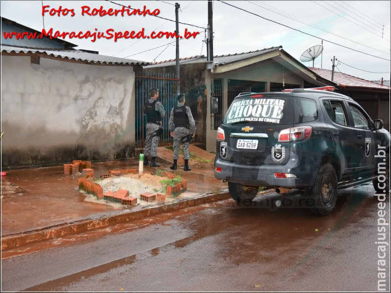 Maracaju: Militares do Choque são recebidos a tiros no Conjunto Egídio Ribeiro, homem é baleado e morre ao dar entrada no Pronto Socorro