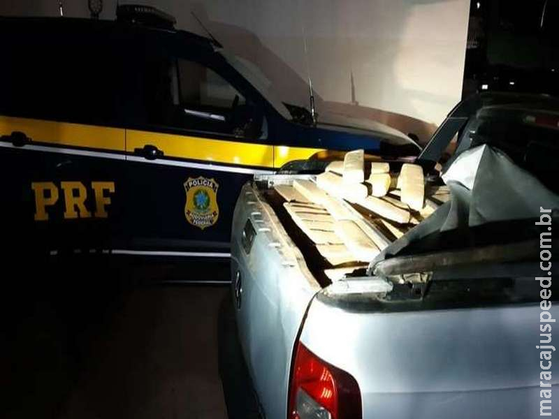 Motorista é preso tentando levar 800kg de maconha até GO