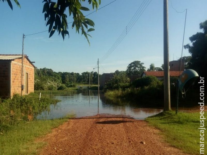 Perto dos 7 metros, rio Miranda entra em estado de alerta após nova subida