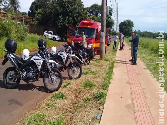  PM tenta localizar ladrões que atropelaram motociclista e roubaram malote com R$ 23 mil