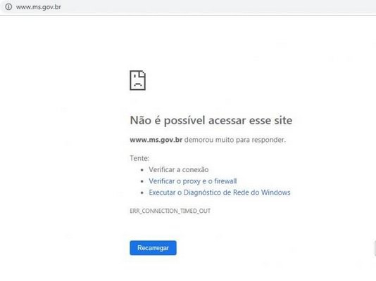 Queima de transformador provoca a queda de sistemas do Governo