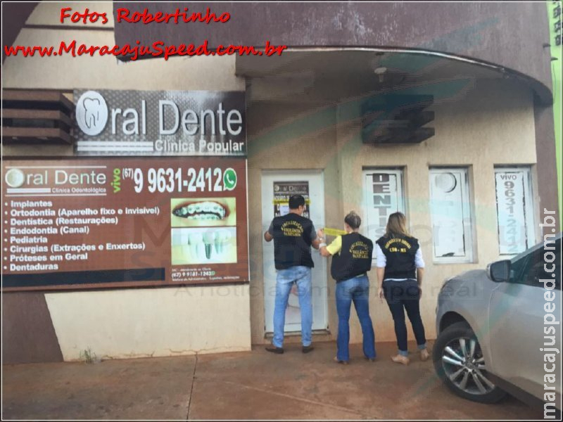 Ação conjunta flagra exercício ilegal e interdita clínica odontológica em Maracaju