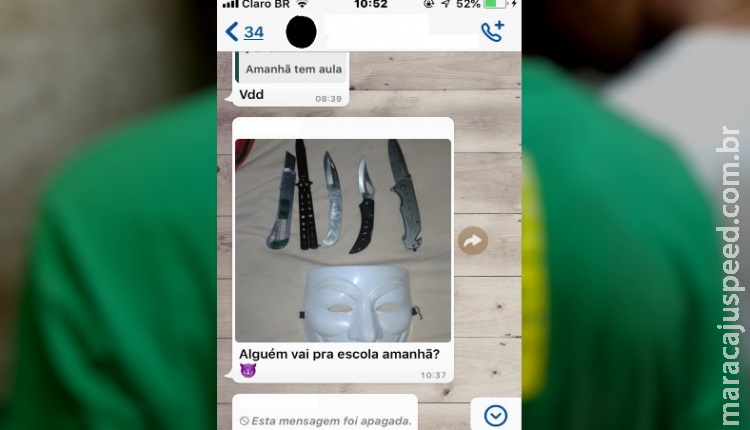 ‘Alguém vai para a escola amanhã?’: Aluno ameaça atentado e acaba apreendido