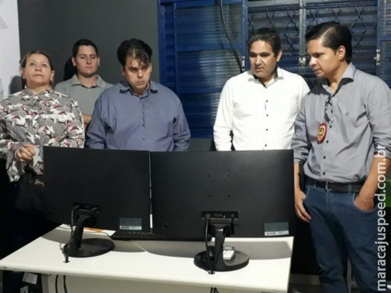 Autoridades de Maracaju visitam Guarda Municipal de Fronteira em Ponta Porã Autoridades de Maracaju visitam Guarda Municipal de Fronteira em Ponta Porã