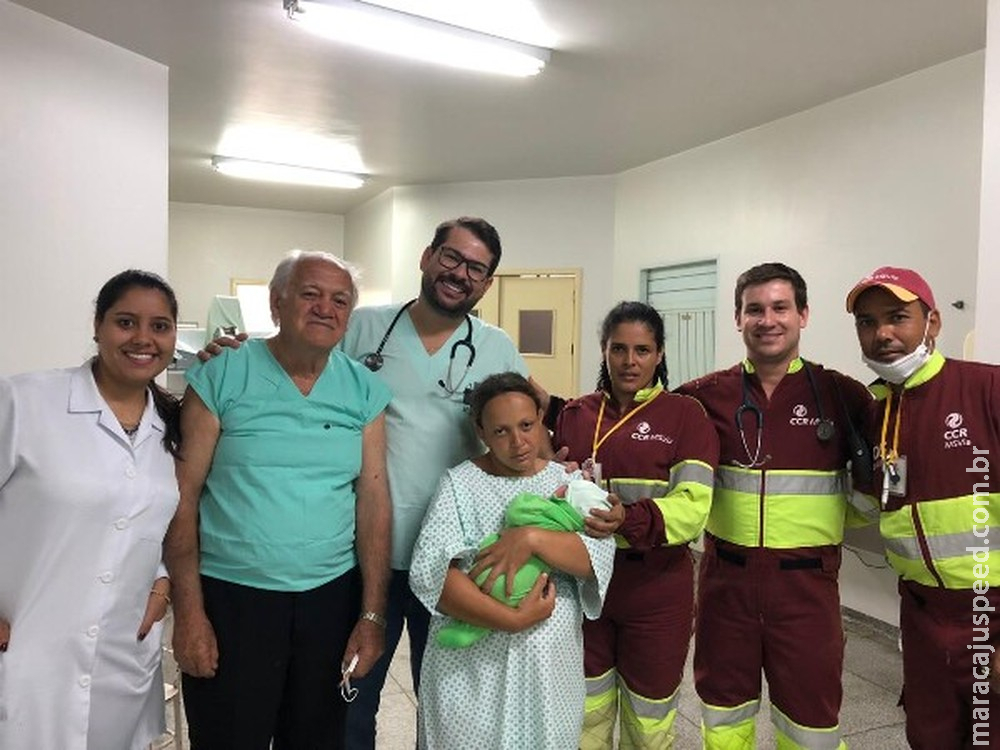 Bebê nasce dentro de viatura em rodovia de MS neste domingo de Páscoa Bebê nasce dentro de viatura em rodovia de MS neste domingo de Páscoa