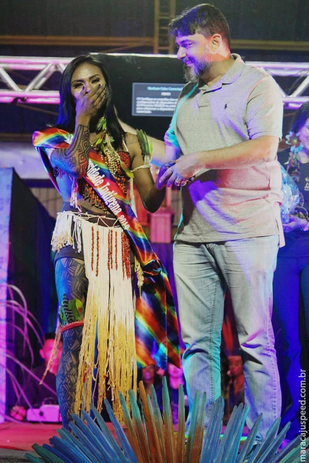 Candidata transgênero ganha título em concurso de beleza indígena em MS: Candidata transgênero ganha título em concurso de beleza indígena em MS: