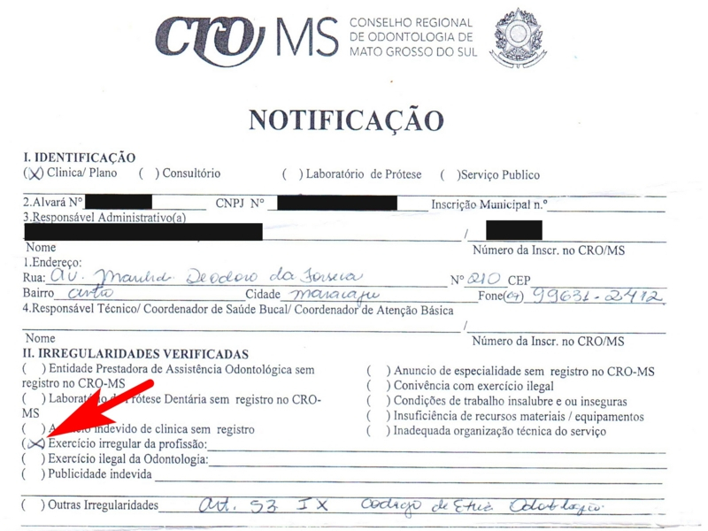 Dentista que atuava em clínica fechada, por falta de RT (Responsável Técnica), deu entrevista ao MaracajuSpeed