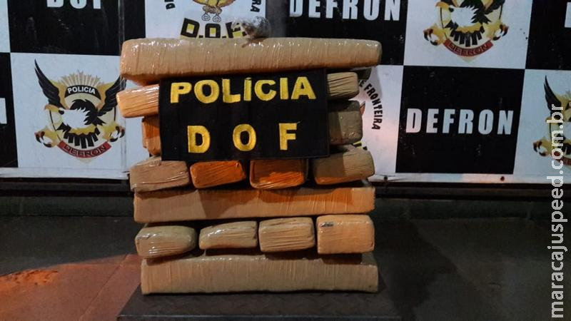 Duas mulheres que levariam droga para São Paulo foram presas pelo DOF na região de Dourados