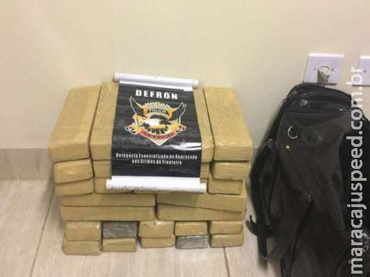 Gaúcho é preso com 30kg de maconha em ação conjunta Gaúcho é preso com 30kg de maconha em ação conjunta