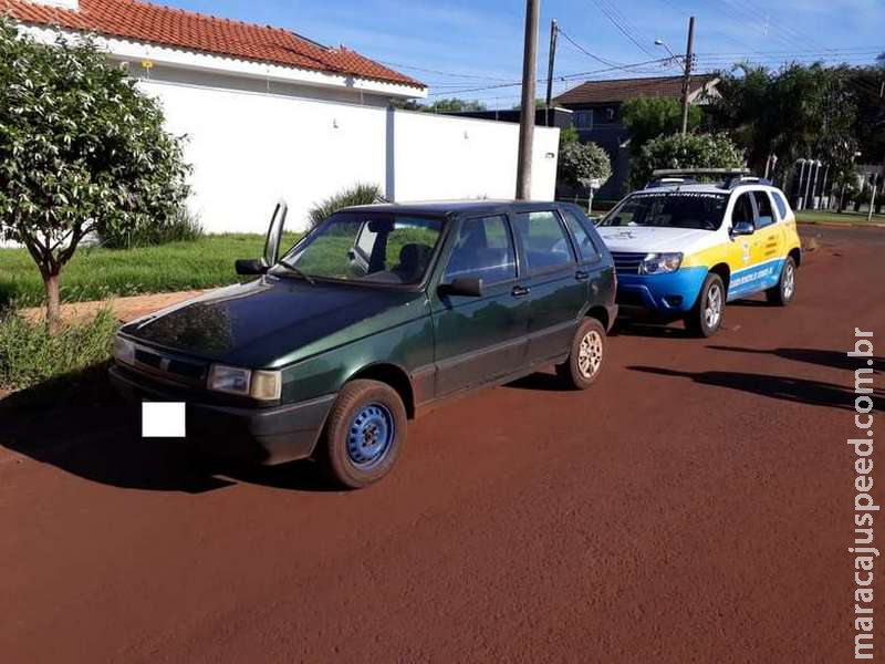 Guarda recupera veículo furtado no Centro