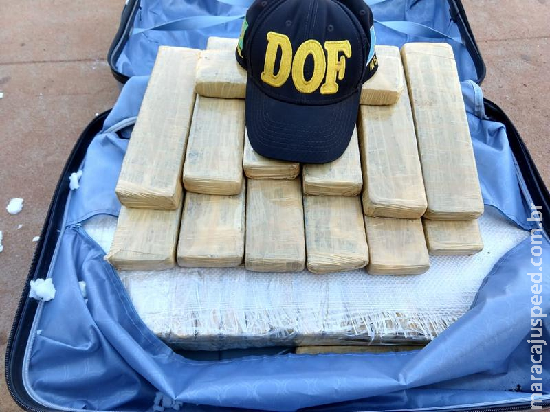 Homem preso pelo DOF por Tráfico de Drogas levaria o entorpecente para a Campo Grande