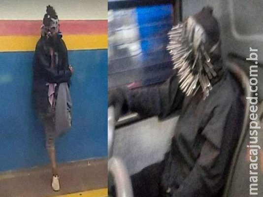 Já viu? Mascarado chama atenção de passageiros nos ônibus de Campo Grande 