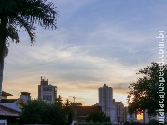 Meteorologia prevê pancadas de chuva e calor de 33°C nesta terça-feira em MS