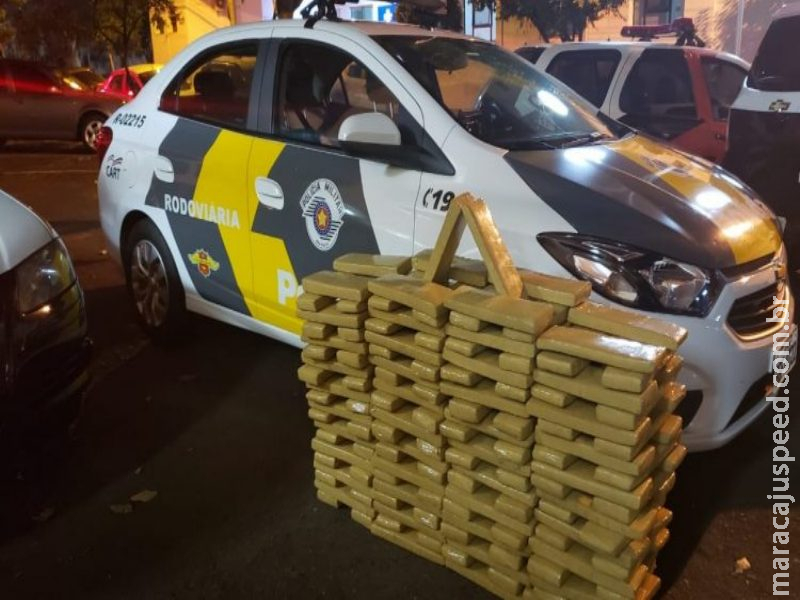 Motorista é preso em São Paulo com carga de maconha comprada em MS Motorista é preso em São Paulo com carga de maconha comprada em MS