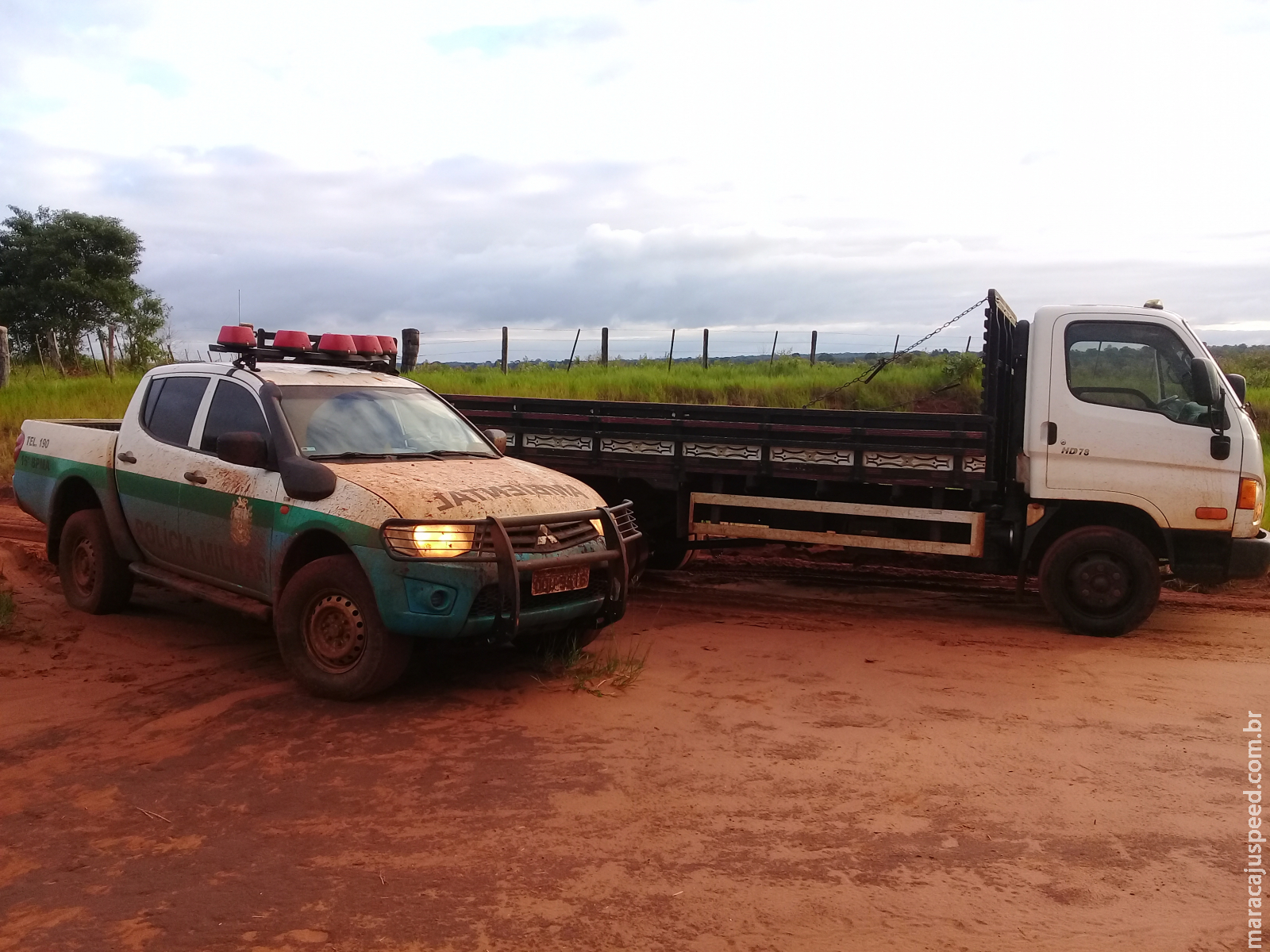 Polícia Militar Ambiental recupera caminhão furtado no Paraná Polícia Militar Ambiental recupera caminhão furtado no Paraná