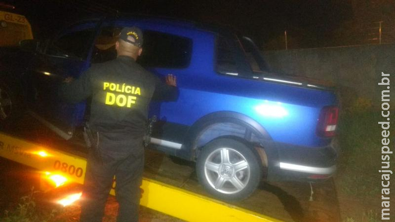 Adolescente com veículo roubado no Paraná foi apreendido pelo DOF na região de Naviraí