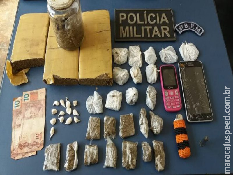 Adolescente de 17 anos chefiava boca de fumo desmontada pela PM 