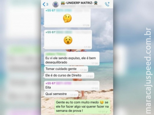 Aluno é afastado e boato sobre atentado se espalha por universidade Aluno é afastado e boato sobre atentado se espalha por universidade