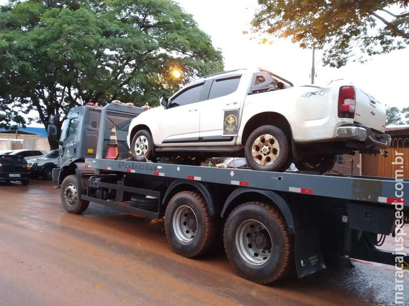 Camionete carregada com mais de uma tonelada e meia de droga foi apreendida pelo DOF em Dourados