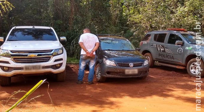 Camionete furtada que seria entregue no Paraguai foi recuperada pelo DOF na região de Dourados Camionete furtada que seria entregue no Paraguai foi recuperada pelo DOF na região de Dourados